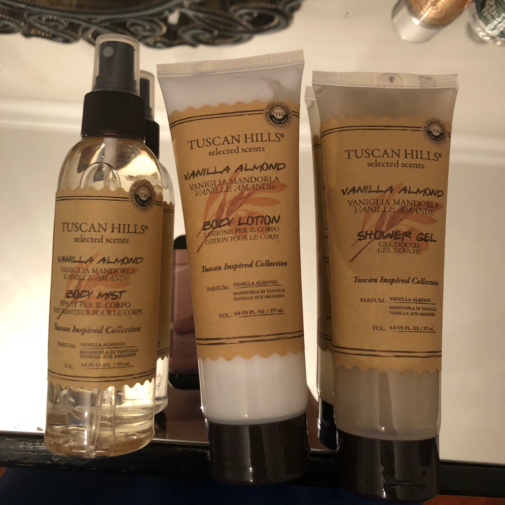New Tuscan Hill Lotion Shower Gel Mist Trio